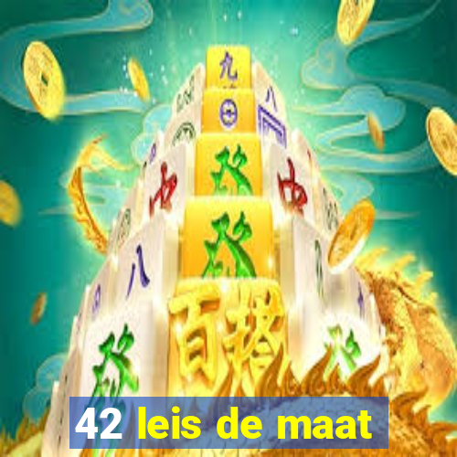 42 leis de maat